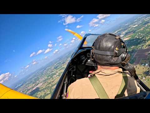 (4K) Flying in the CAF Tampa Bay PT-19 at SUN ‘n FUN 2026 | Pilot View