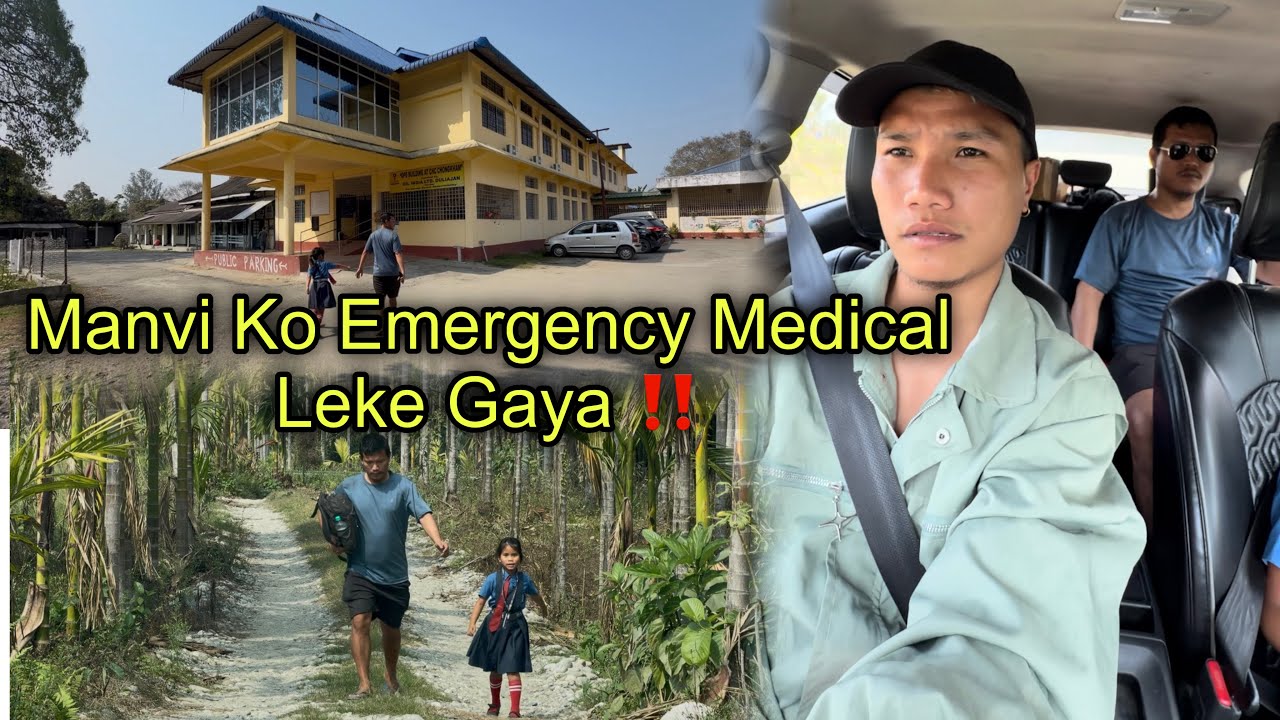 Manvi Ko Emergency Medical Leke Gaya‼️ 