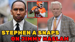 Stephen A. Smith CHECKS Jimmy Haslam For DISRESPECTING Shedeur Sanders! 😱🔥