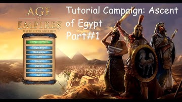 Age of Empires: Definitive Edition Tutorial Campaign Part 1 walkthrough no commentary