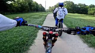 Ebiking with the uncle and cousin. (creek crossing @ 23:50)