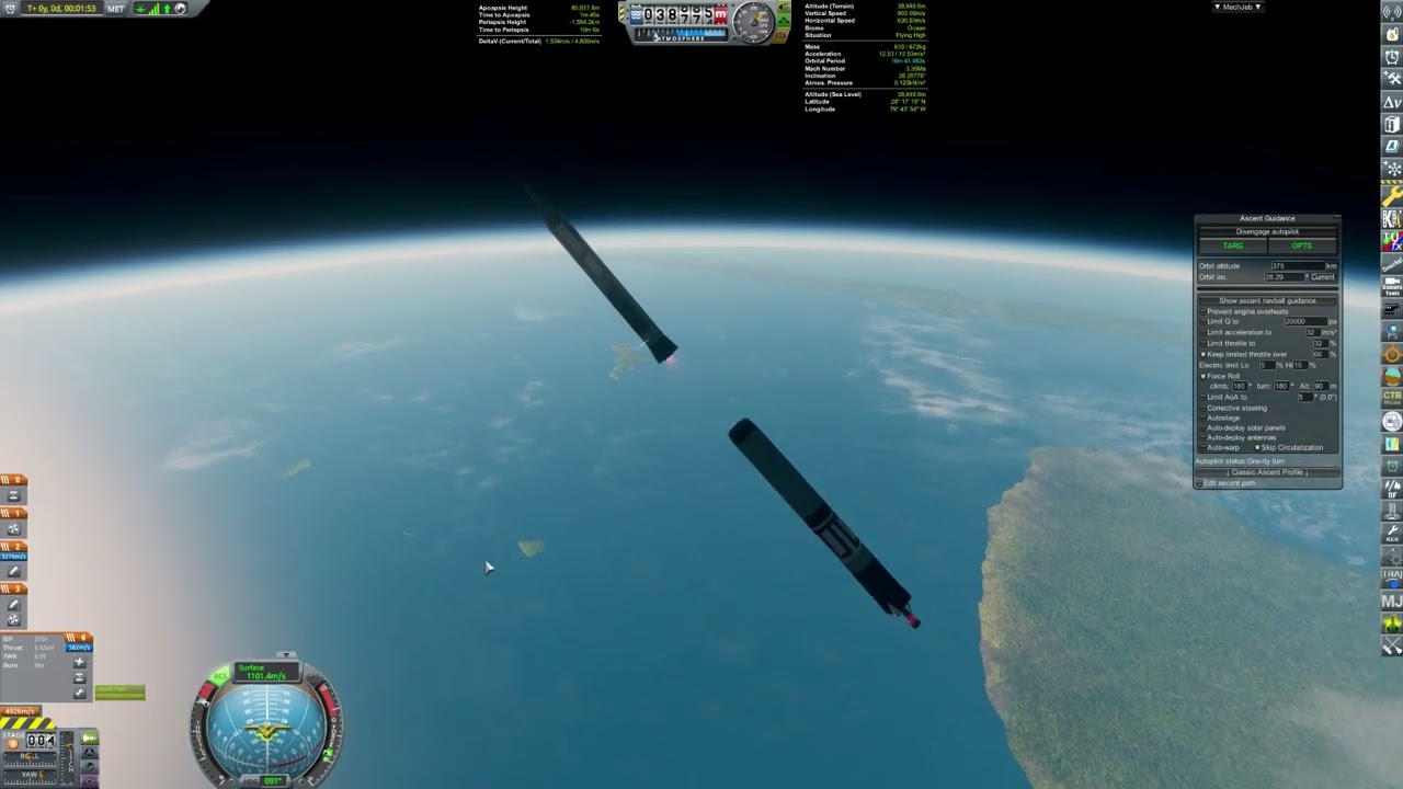 Vangaurd 1 to Orbit - KSP/BDB/KSRSS/ETC