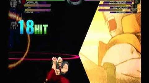 MvC2: Jin/Charlie Fixed Screen Tag Somersault Popup Combo