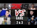 Kevin Garnett, LSK, Agent 00 Vs Paul George, ZackTTG, Troydan | NBA 2K19 Celebrity PARK GAME 2 &amp; 3