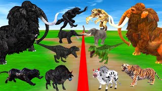 Prehistoric Mammals vs Shadow: The Ultimate Animal Epic Battle Itself Size Animal Epic Battle