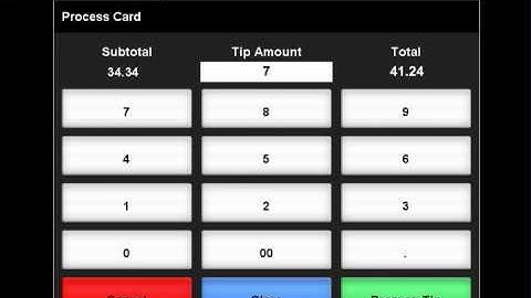 POS Instructional Video 25 - Adding Tips / Auto Gratuity