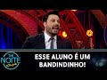 Ladrão disfarçado de aluno entra em escola e anuncia assalto durante chamada | The Noite (09/05/24)