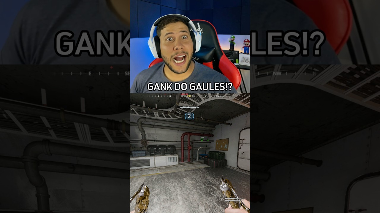 GANK DO GAULES NA LIVE!? 