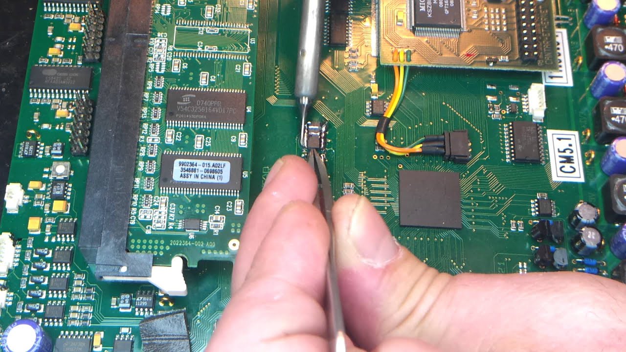 Desoldering with Chipquik