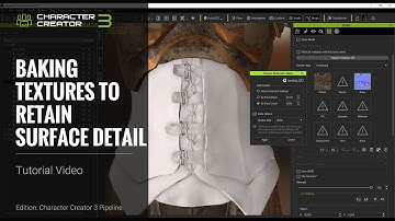 Character Creator 3 Tutorial - Baking Textures to Retain Surface Detail
