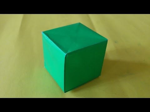 Video: Cara Membuat Kubus Origami Dengan Tangan Anda Sendiri