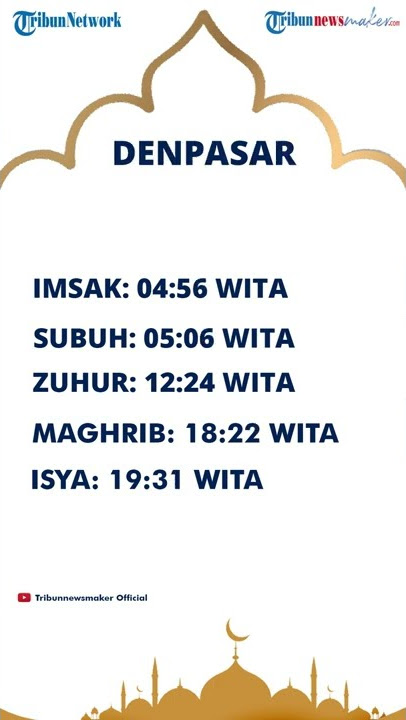 Berikut Ini Jadwal Imsakiyah dan Buka Puasa 10 Kota Besar di Indonesia, Jumat 22 April 2022