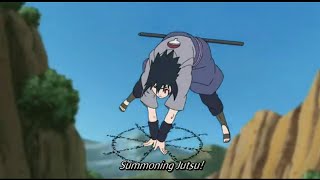 Sasuke's New Summoning Jutsu | Naruto Shippuden |