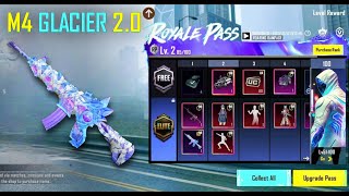 😱Free Ugrade Gun ! New M4 Glacier Is Back | BGMI A7 Royal Pass 1 to 100 RP Rewards | Bgmi 3.2 Update