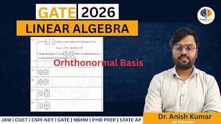GATE 2026 Linear algebra solution ||Orthonormal Basis || Que-48