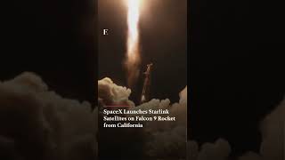 SpaceX Launches Starlink Satellites on Falcon 9 Rocket from California | Firstpost News | N18G