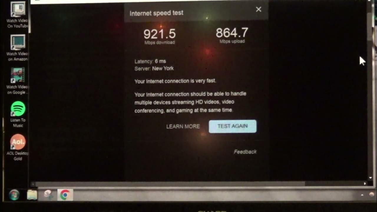 Frontier Gigabit Fiber Internet Connection - YouTube