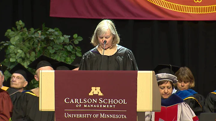 Barbara Mowry, 2016 Commencement Keynote Speaker - Carlson School