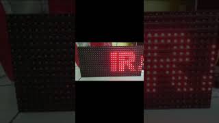 Look guys its P10 display with Arduino robotwalli  irabottechlearning