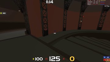 Quake Live CTF Ironworks: trying to escape with flag be like