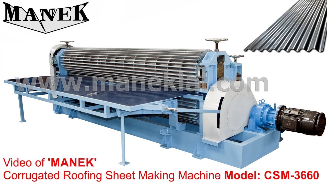 MANEK Machines - Video # MGE-SS-SM-0131 - YouTube
