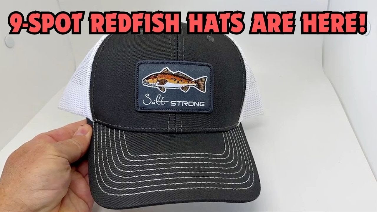 Check Out The NEW 9-Spot Redfish Trucker Hat! 