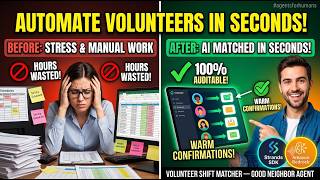 Volunteer Shift Matcher — Good Neighbor Agent | Agents for Humans (Strands SDK)
