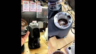How simple it is to access the grinder burrs on the Fiorenzato AllGround Sense and clean them out.