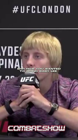 EMOTIONAL* Paddy Pimblett Speaks About Baby Lee - YouTube