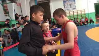 Курманов Амир 44 кг на турнире в г.Капшагай 16.04.22
