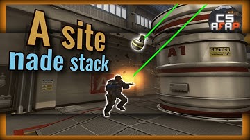 NUKE: A site nade stack (3x HEs | 64 & 128 tick) | CS afap