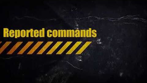 Reported Commands