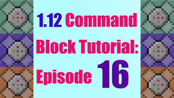 Blockdata/Block Data! - 1.12 Beginner Command Block Tutorial Episode 16