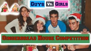 Gingerbread House Challenge: Guys vs Girls!