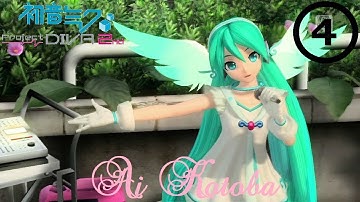 Hatsune Miku: Project DIVA 2nd Walkthrough Part 4 - Ai Kotoba (Normal) [HD]