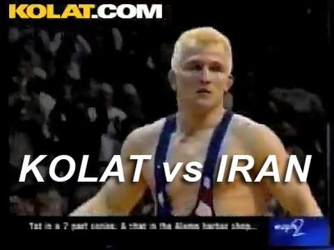 Cary Kolat wrestles Iranian at 1999 World Cup in Spokane, Washington. Visit KOLAT.COM Your 24/7 Wrestling Coach 1900 CLIPS and GROWING!