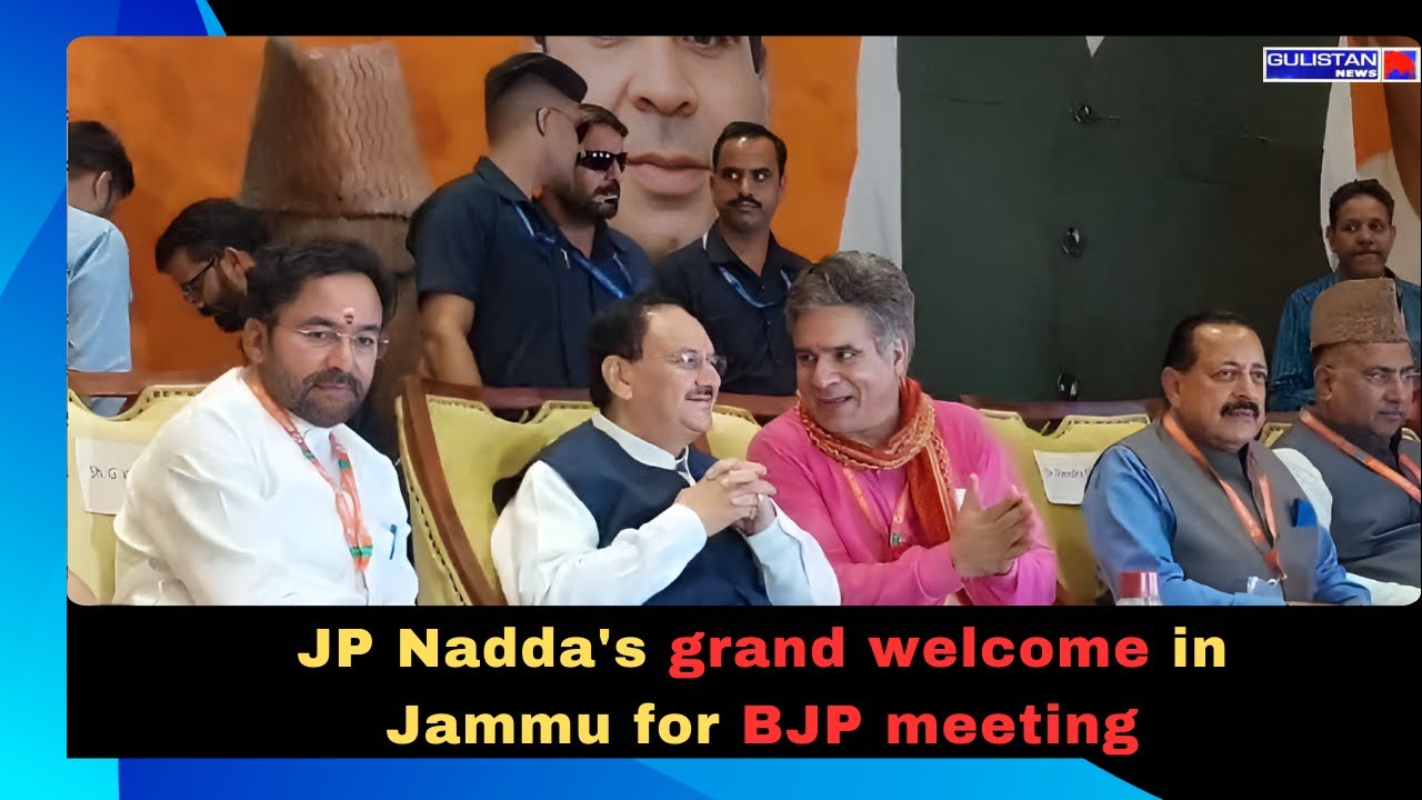 BJP State Executive Meeting in Jammu: JP Nadda Leads Strategy Talks for ...