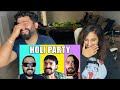 Bb ki vines  holi party reaction  bb ki vines reaction  rajdeeplive