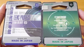 MARUMI LIGHT CONTROL 8 DHG Ø62mm Filtre gris neutre ND8 Haut de gamme-Japon 
