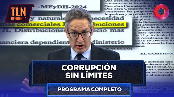 Corrupción sin límites - #TelenueveDenuncia 27/05