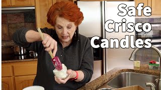 Making Safe Crisco Candles