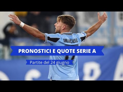 Pronostici e quote Serie A-Partite del 24 giugno 2020. Roma-Sampdoria