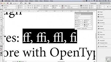 042  Indesign CS6 0603 Hidden Options For Character Formatting