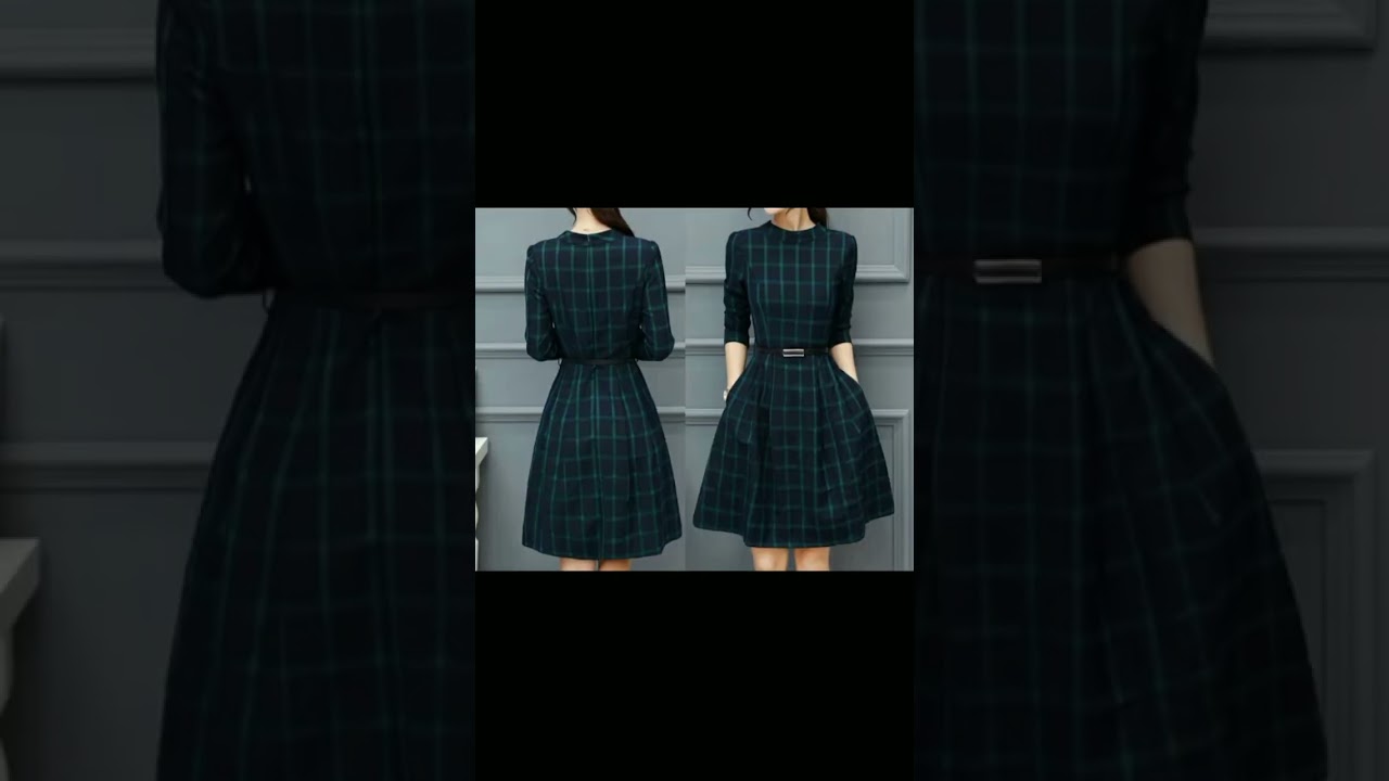 New upcoming fashion and style cotton plaid dress 2023 ❤️❤️❤️❤️