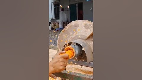 Tips for separating corn kernels easily using an old washing machine motor