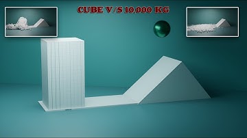 Satisfying Rigid Body Physics Simulation | Blender 3D Animation ASMR