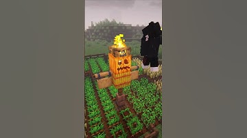 Minecraft Scarecrow  #minecraft #shorts
