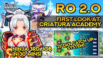 RO 2.0: FIRST LOOK! ~ CRIATURA ACADEMY AND CATCH UP SYSTEM FOR RETURNEES AND NEWBIES