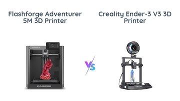 Flashforge Adventurer 5M vs Creality Ender-3 V3 KE 3D Printer Comparison 🔄🖨️