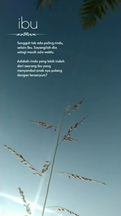 story ibu meninggal